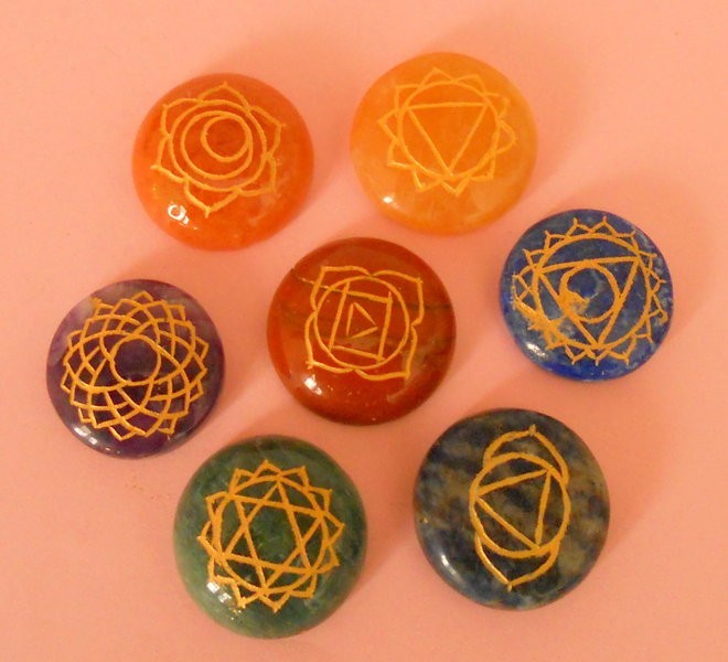 Kit gemas mandalas chakras