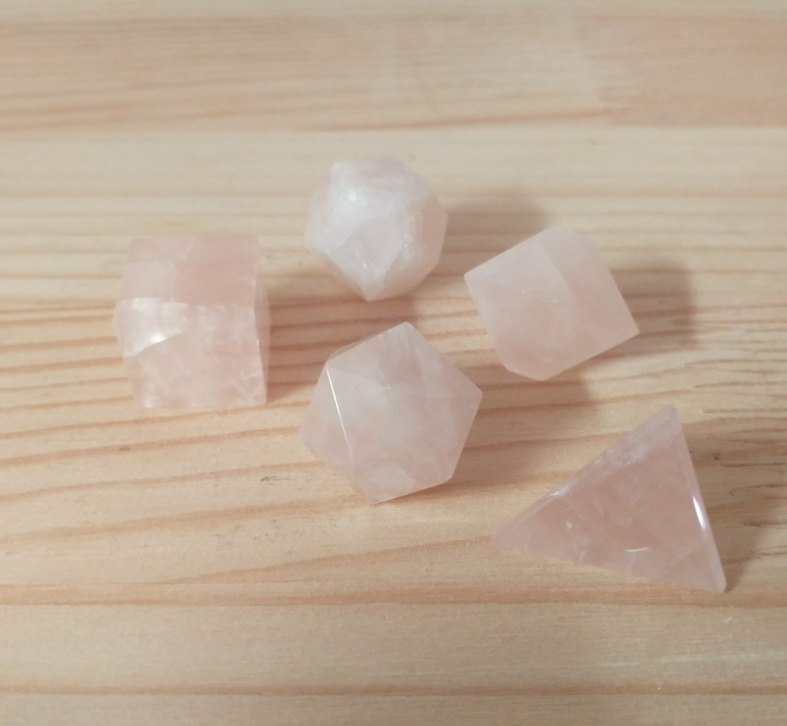 Kit gemas reiki cuarzo rosa