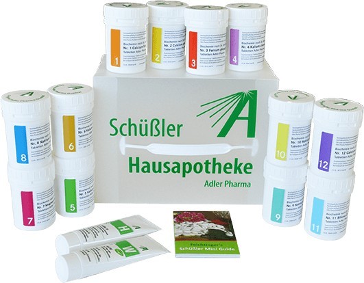 Schüssler-salts en set : Nr. 1-12 (100g)