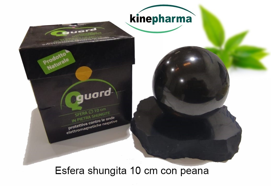 Esfera con peana de Shungita