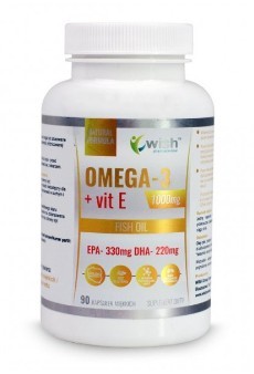 Omega 3 1000mg + Vitamina E |90 cápsulas