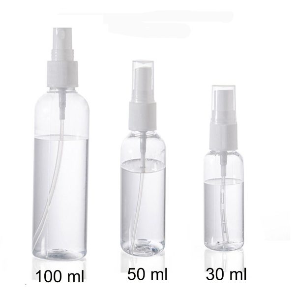 Botella plastico spray 30ml