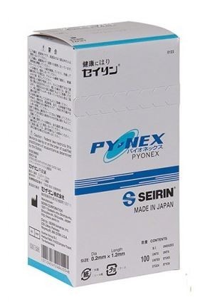 Agujas Seirin New Pyonex 0.20 x 0.12mm - Azul