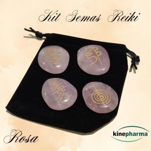 Kit Gemas Reiki Cuarzo Rosa