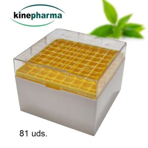 Caja de almacenamiento criogenico 81 uds (95mm)